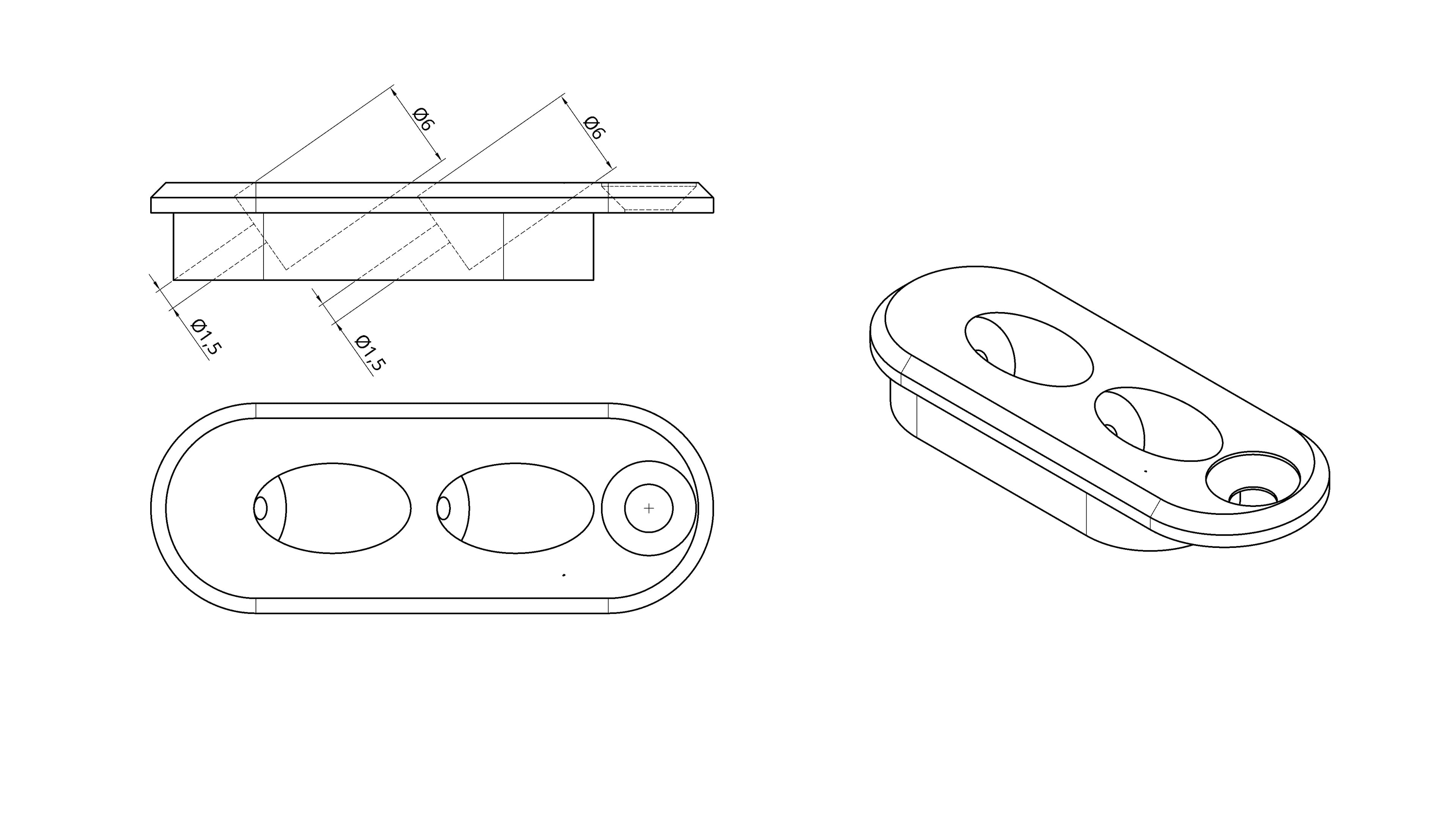 Cable guide Downtube - 2 stopper