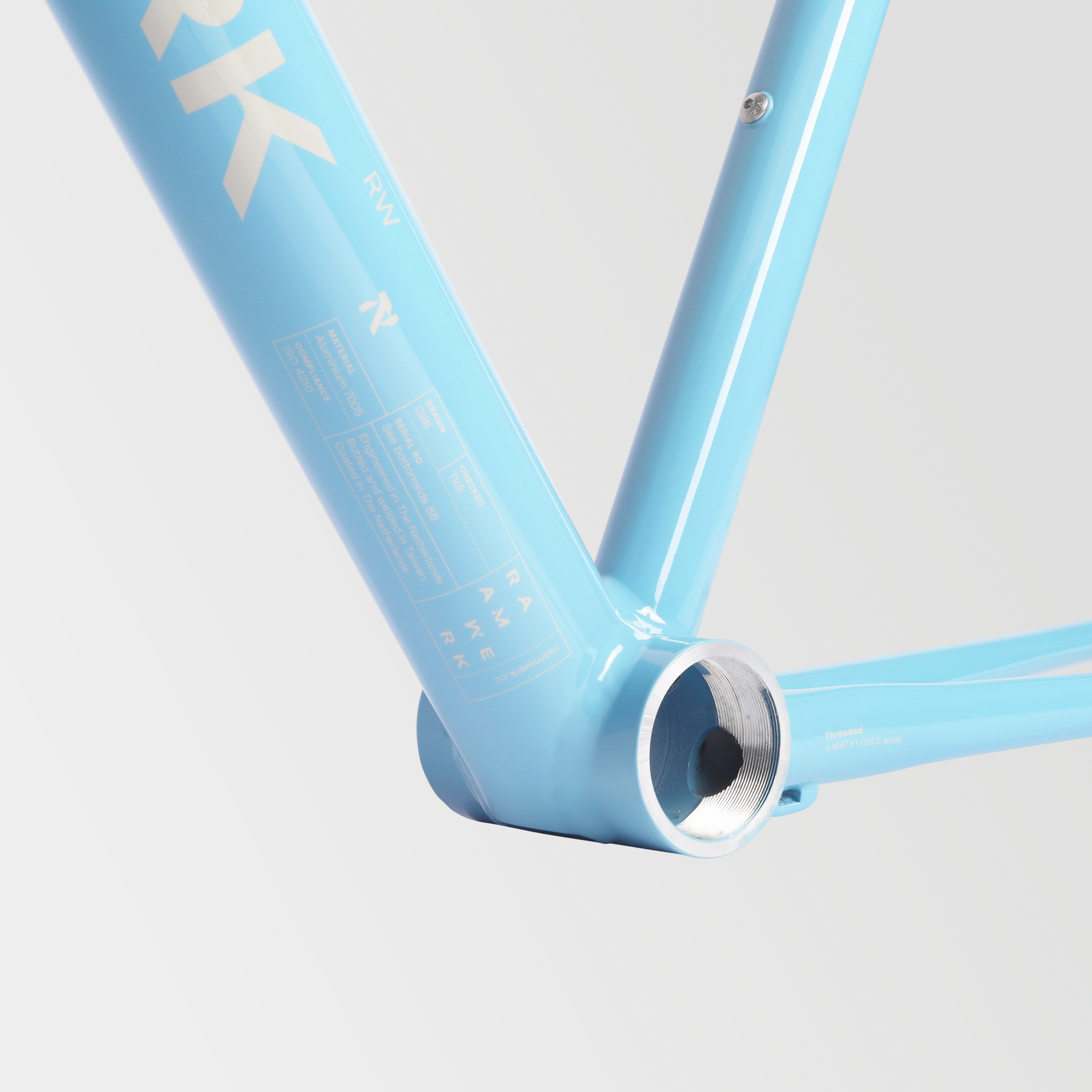 Frameset Road Disc Bright Blue
